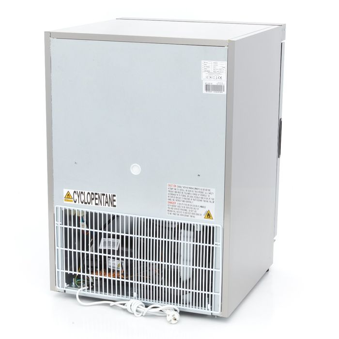 Frigider 200 litri inox cu usa din sticla si racire ventilata [4]