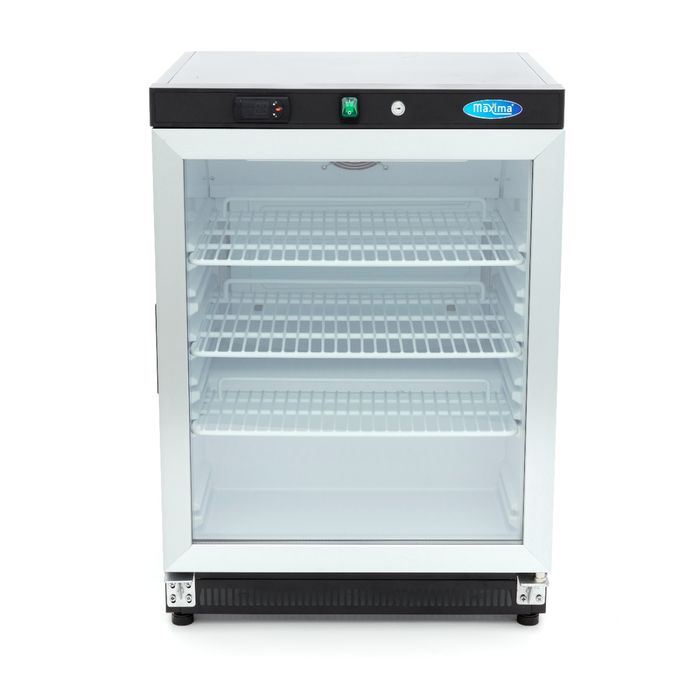 Frigider 200 litri negru cu usa din sticla si 3 rafturi reglabile [6]