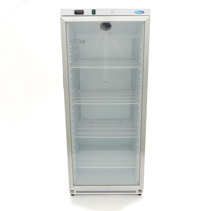 Frigider 600 litri alb cu geam si 4 rafturi reglabile cu control led [6]
