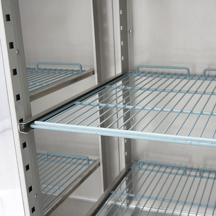 Frigider inox 1400 litri cu usi sticla si 6 rafturi reglabile [3]