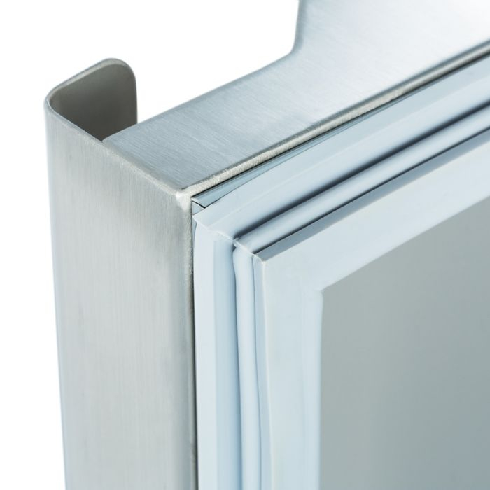 Frigider inox 800 litri cu 6 rafturi reglabile si sistem pe roti [6]