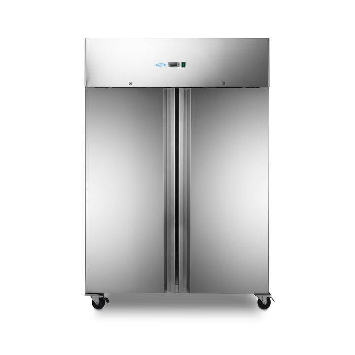 Frigider inox 800 litri cu 6 rafturi reglabile si sistem pe roti [10]