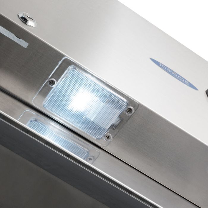 Frigider inox 800 litri cu 6 rafturi reglabile si sistem pe roti [7]
