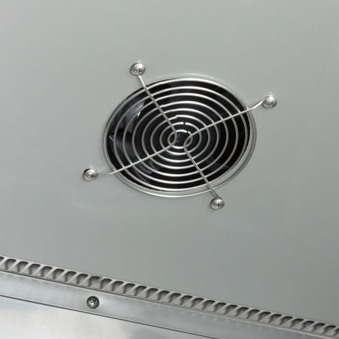 Frigider pentru peste inox 600 litri cu 7 tavi si roti de transport [4]