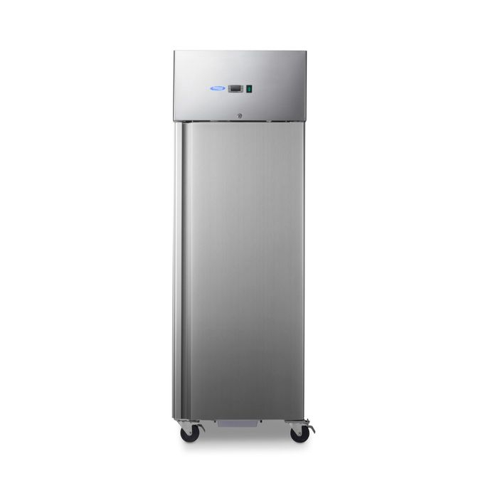 Frigider pentru peste inox 600 litri cu 7 tavi si roti de transport [10]