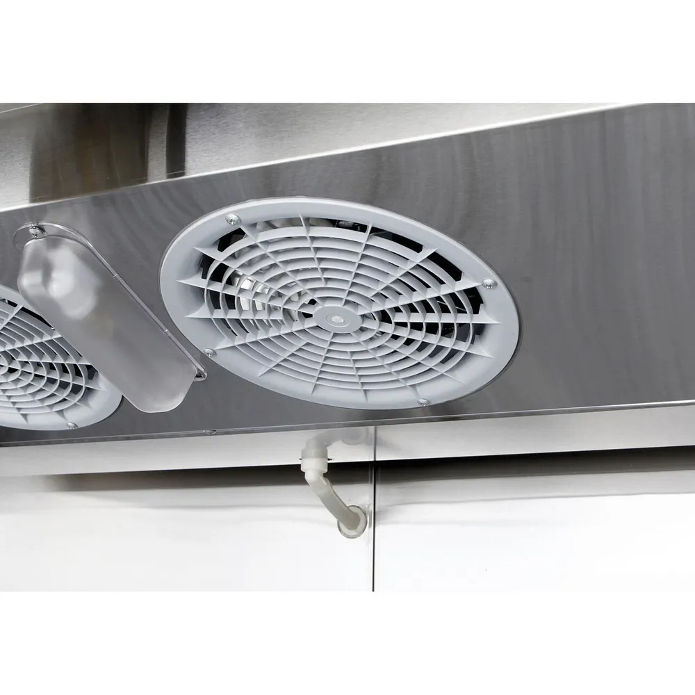 Frigider profesional 1300L, 2 usi, 0-8°C, inox, digital [3]
