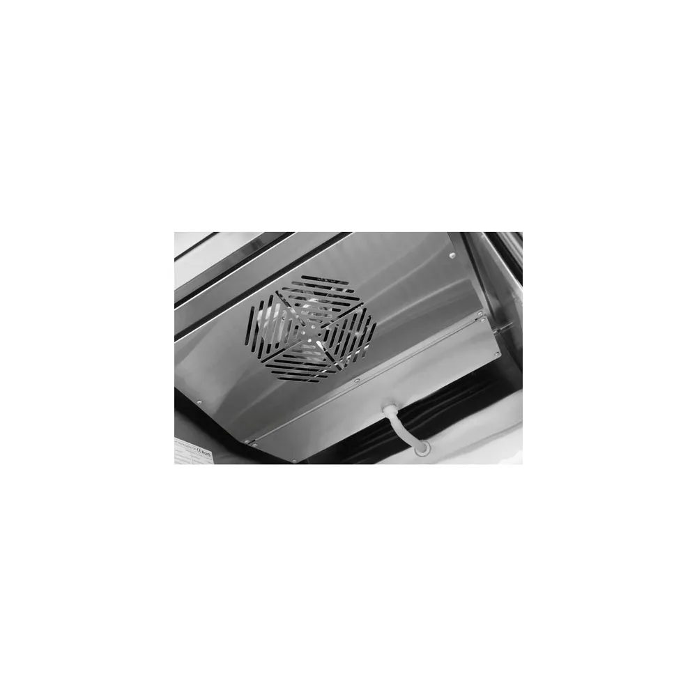 Frigider profesional 900L, 2 usi, -2/8°C, inox, pe roti [5]