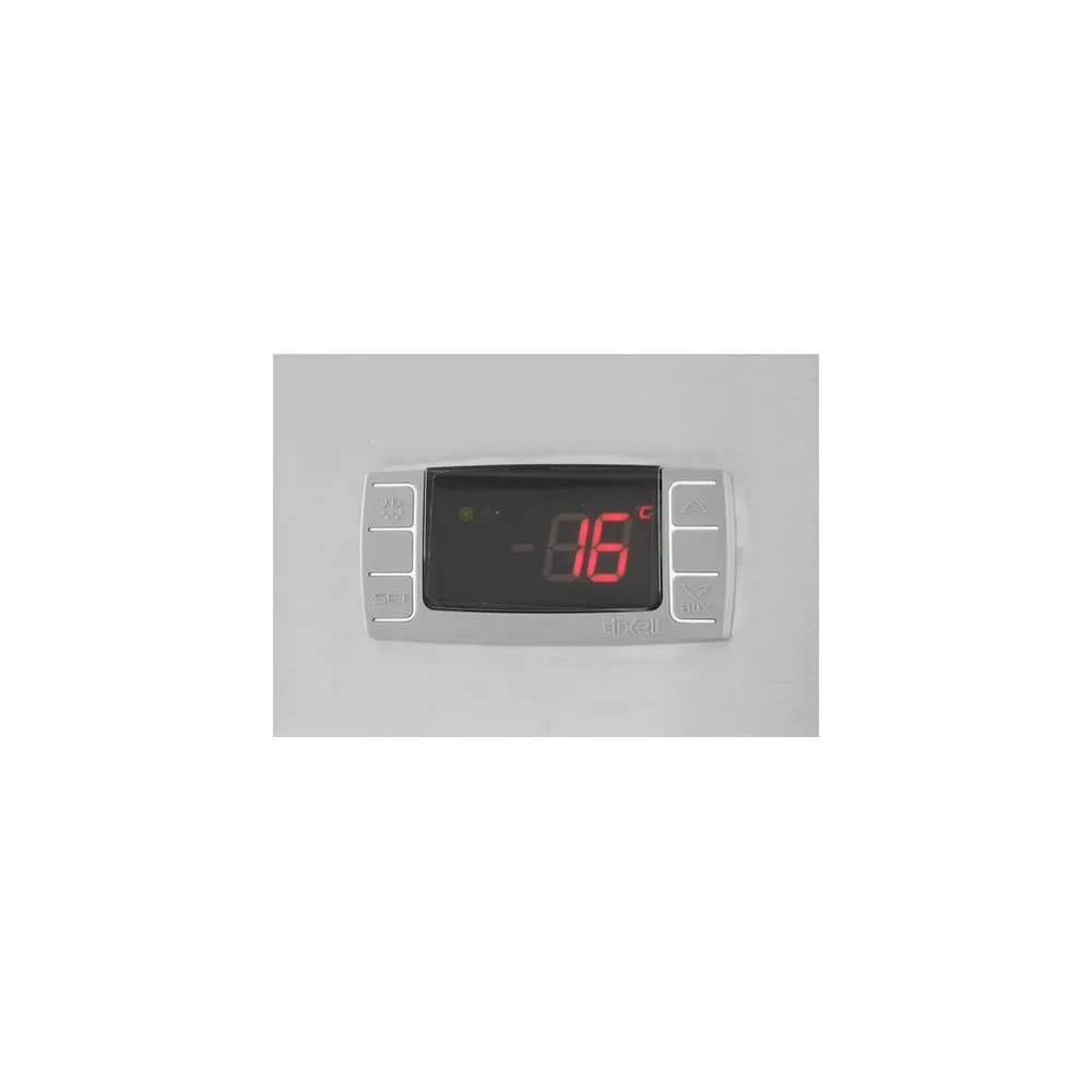 Frigider profesional 900L, 2 usi, -2/8°C, inox, pe roti [4]