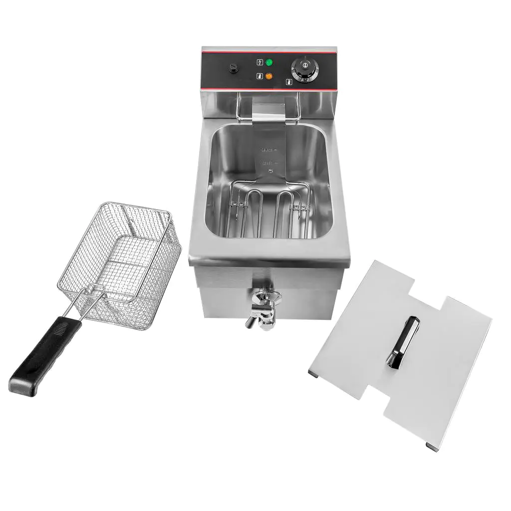 Friteuza 12L, 3.25kW, cu capac [3]