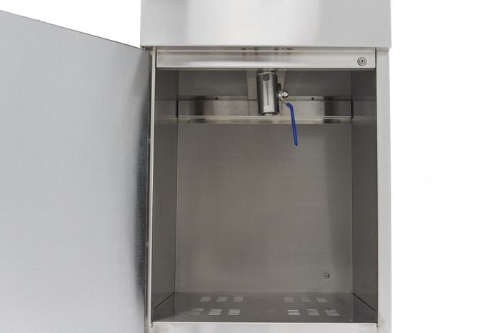 Friteuza 16 litri, 1 cos, robinet scurgere, suport depozitare, 230V [2]