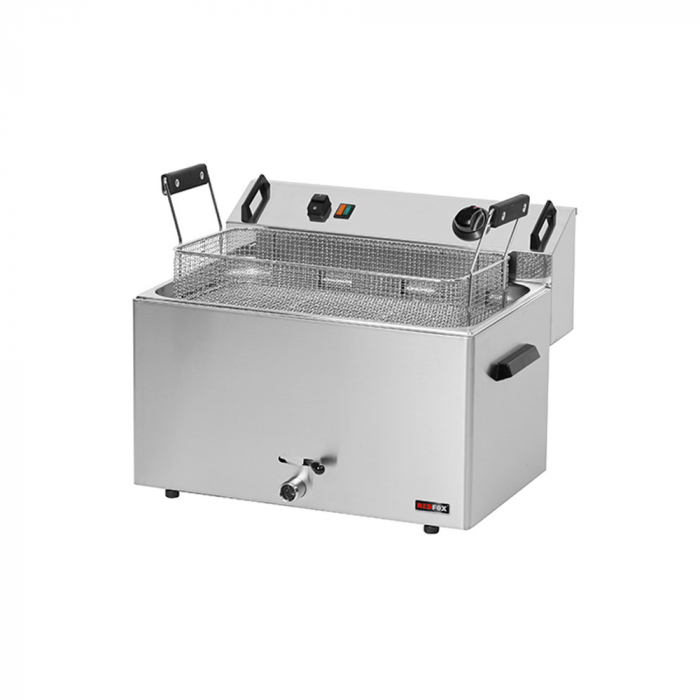 Friteuza covrigi/gogosi electrica 16 litri, 540x450x370 mm, 9 kW, FE30T [2]