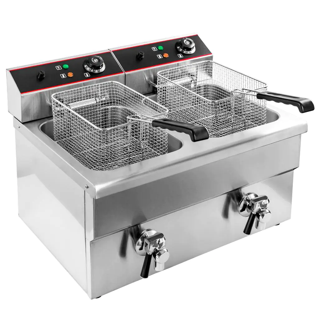 Friteuza dubla 2x12L, 2x3.25kW [2]