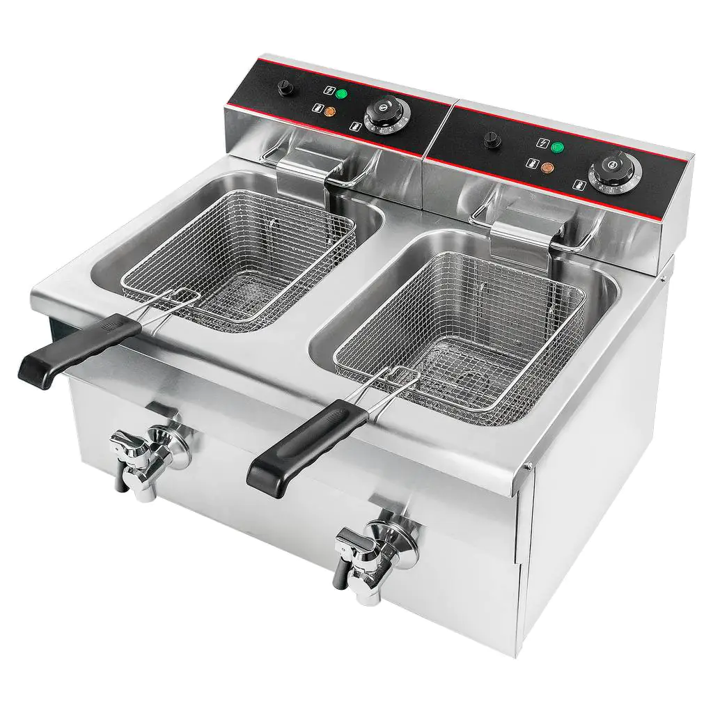 Friteuza dubla 2x12L, 2x3.25kW [3]