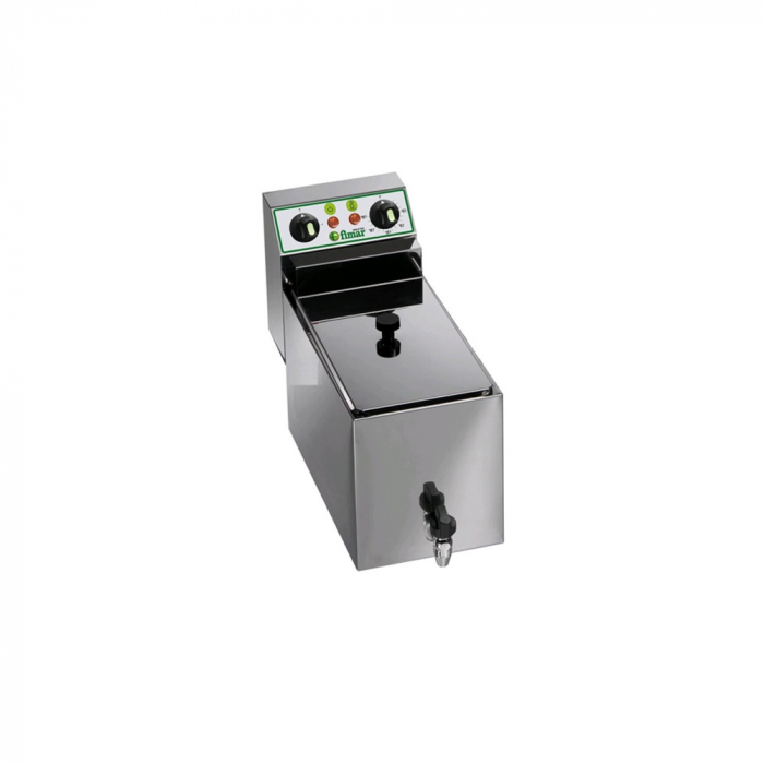 Friteuza electrica 8 litri cu robinet, 230V, 3 kW, FR8R [1]