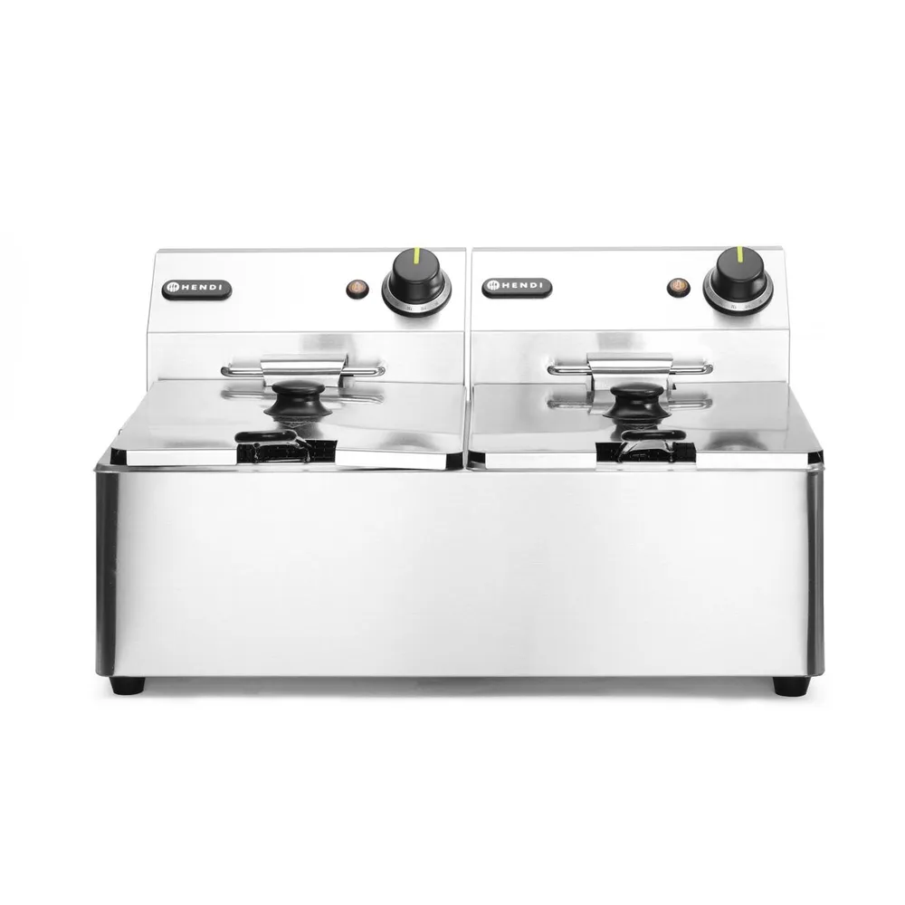 Friteuza electrica Blue Line, 2x6L, 2x3300W, termostat [4]