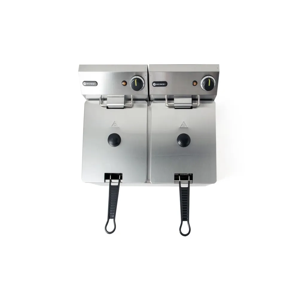 Friteuza electrica Blue Line, 2x8L, 2x3500W, profesionala [3]