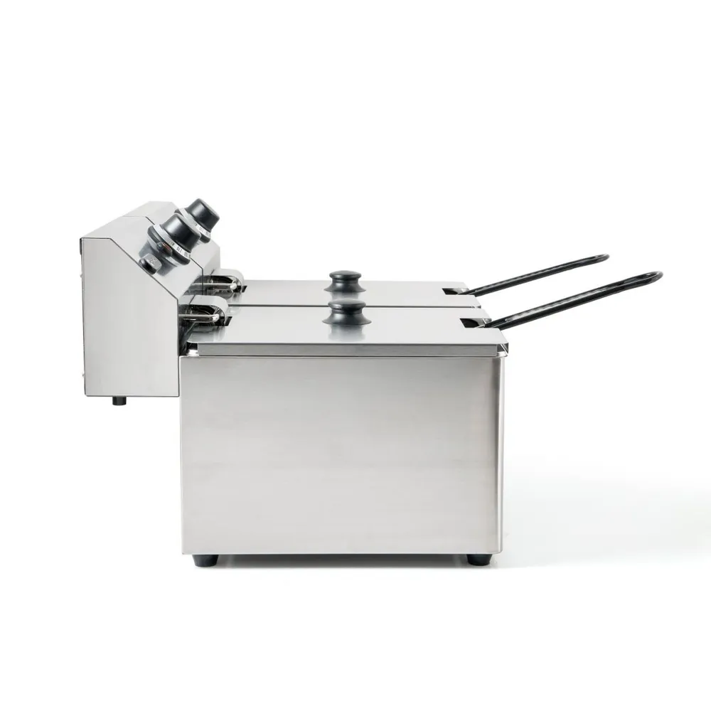 Friteuza electrica Blue Line, 2x8L, 2x3500W, profesionala [2]