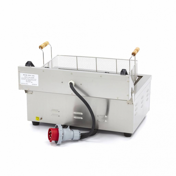 Friteuza electrica cu robinet 30L, 6000W, 400V [5]