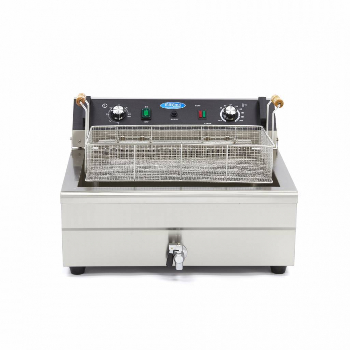 Friteuza electrica cu robinet 30L, 6000W, 400V [2]