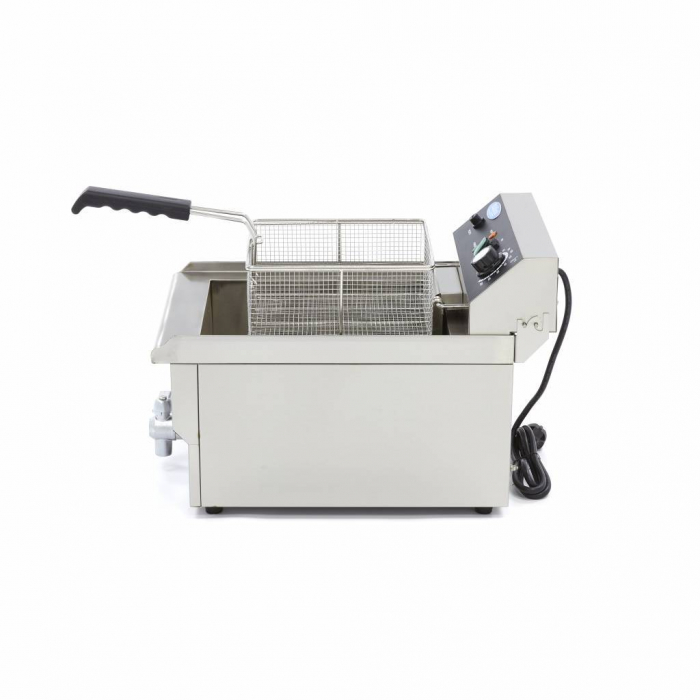 Friteuza electrica cu robinet 16L, 3000W, 230V [3]