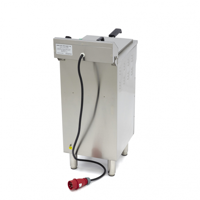 Friteuza electrica cu suport tip dulap si robinet 16L, 5000W, 400V [5]