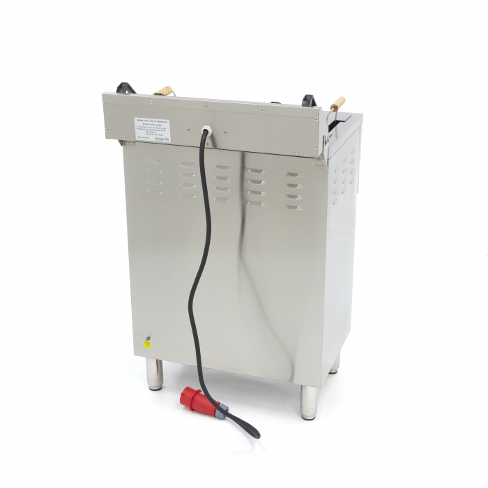 Friteuza electrica cu suport tip dulap si robinet 30L, 4800W, 400V [5]