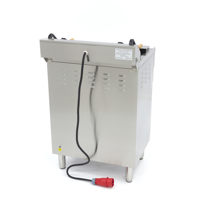 Friteuza electrica cu suport tip dulap si robinet 35L, 6000W, 400V [5]