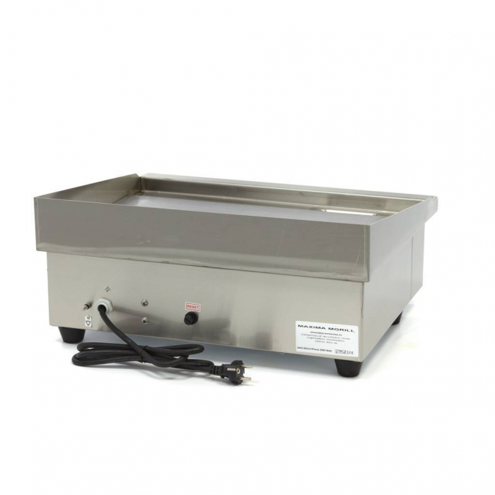 Gratar Fry-top electric neted din inox, 550×365 mm, 3 kW, 230V [5]