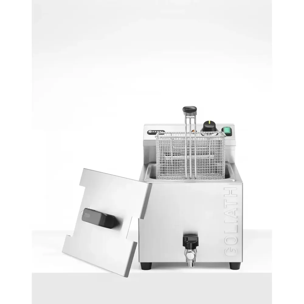 Friteuza Goliath 10L, 10kW, cu scurgere, pentru uz intens [6]