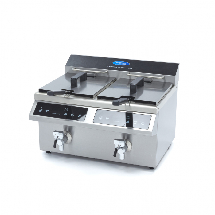 Friteuza inductie 8+8 litri cu robinet, 230V, 2x3,5 kW [1]