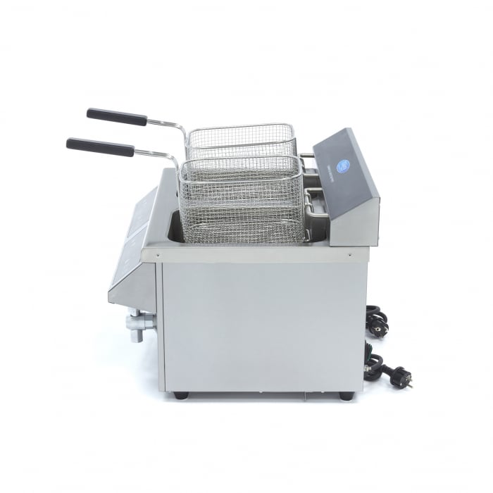 Friteuza inductie 8+8 litri cu robinet, 230V, 2x3,5 kW [4]