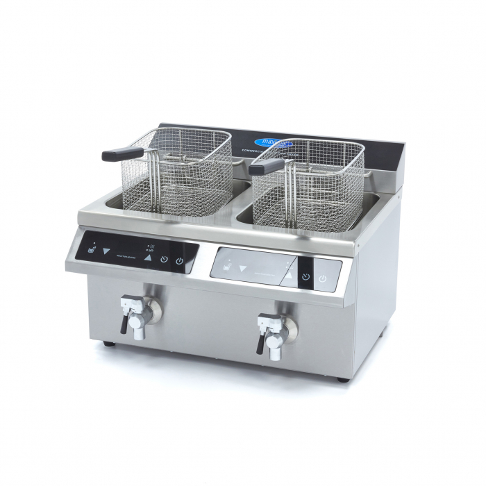 Friteuza inductie 8+8 litri cu robinet, 230V, 2x3,5 kW [3]
