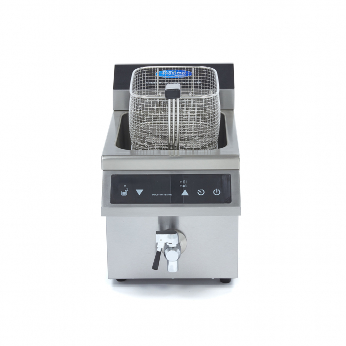 Friteuza inductie 8 litri cu robinet, 230V, 3,5 kW [10]