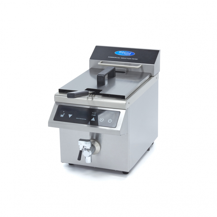 Friteuza inductie 8 litri cu robinet, 230V, 3,5 kW [9]