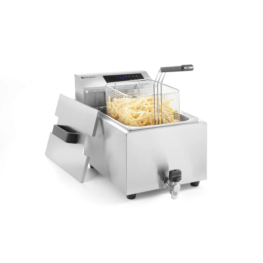 Friteuza MasterCook 8L, 3500W, cu robinet scurgere ulei [1]