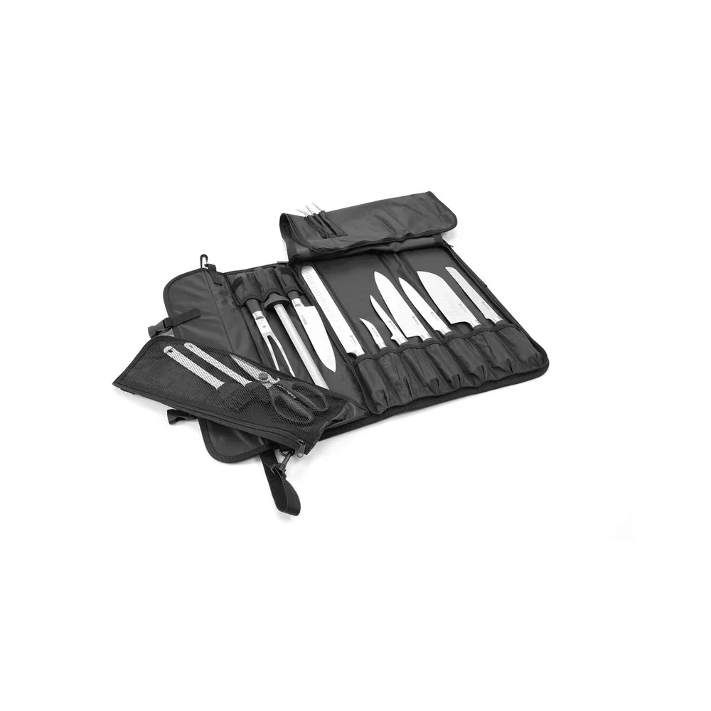 Geanta pentru transport cutite, 10 compartimente, 51x17 cm [3]