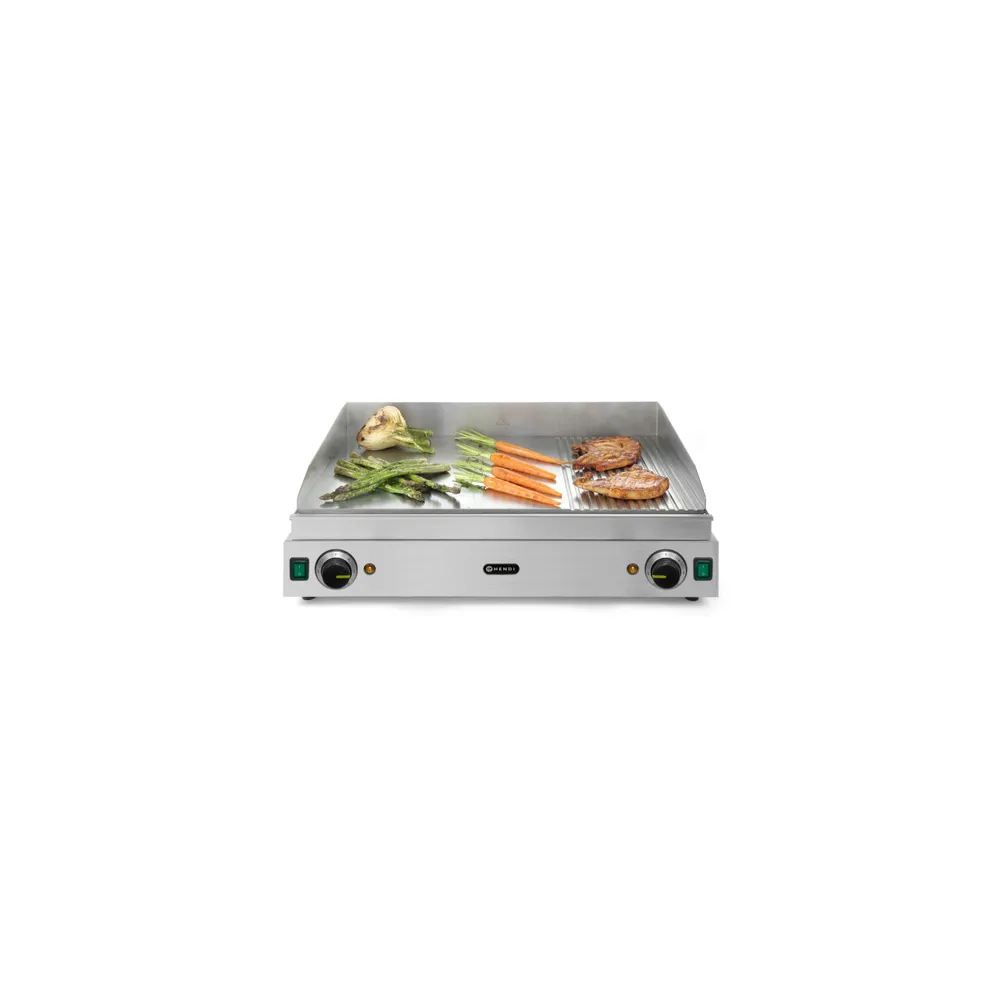 Gratar electric 2/3 neted 1/3 striat, 3500W, 2 zone de incalzire [4]