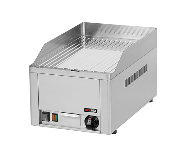 Gratar Fry-top electric cromat striat 480x320 mm, 330x540x220 mm, 3 kW, FTRC30E [4]
