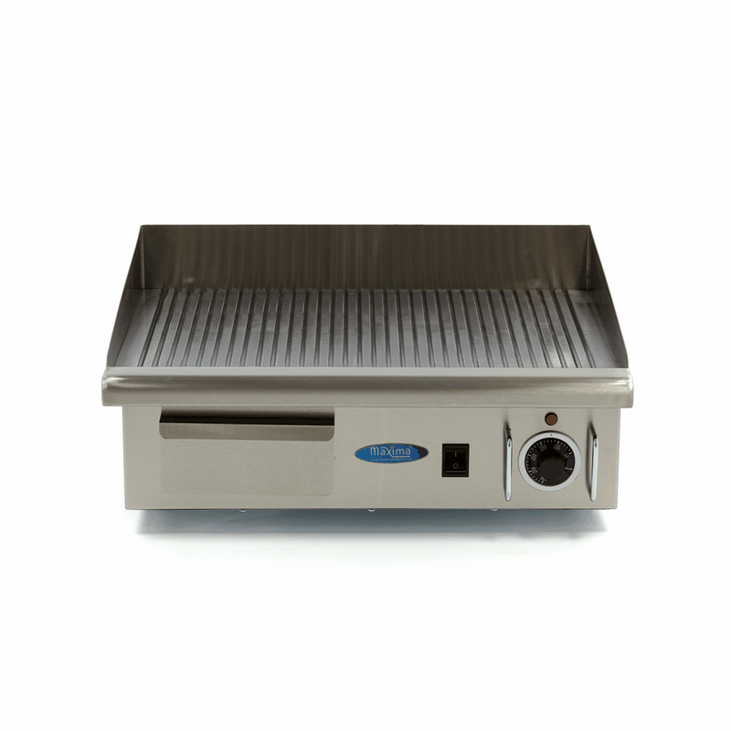 Gratar Fry-top electric striat din inox, 550×365 mm, 3 kW, 230V [4]