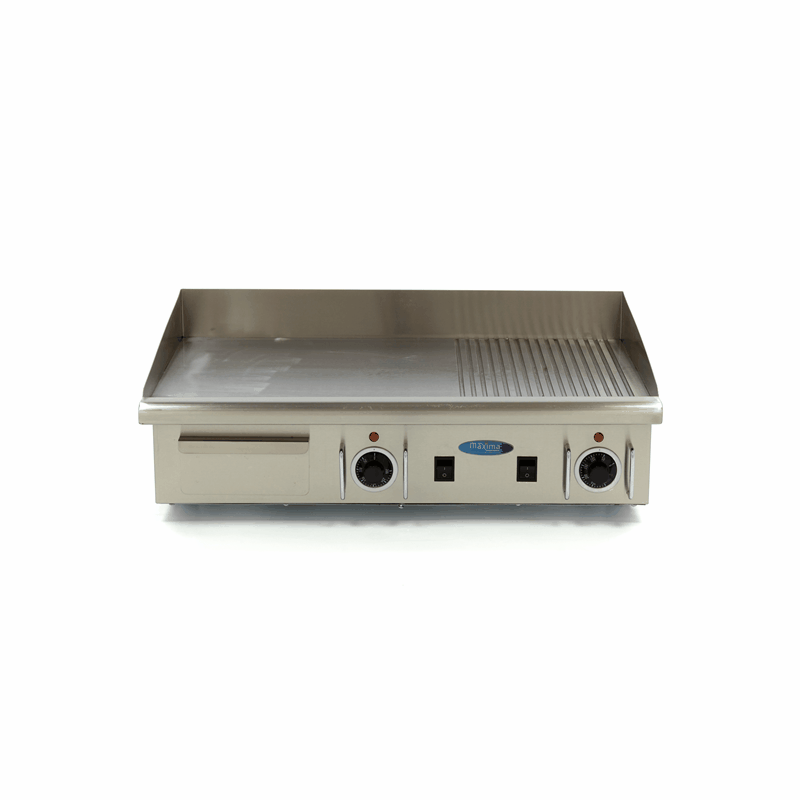 Gratar Fry-top electric mixt din inox, 735×415 mm, 4,4 kW, 400V [4]