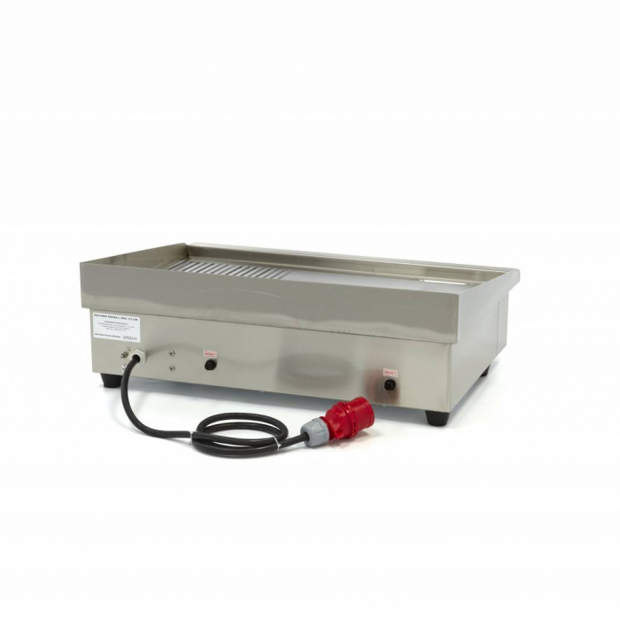 Gratar Fry-top electric mixt din inox, 735×415 mm, 4,4 kW, 400V [5]