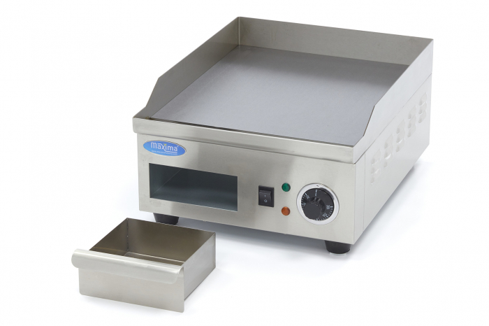 Gratar Fry-top electric neted din inox, 356×385 mm, 2 kW, 230V [6]