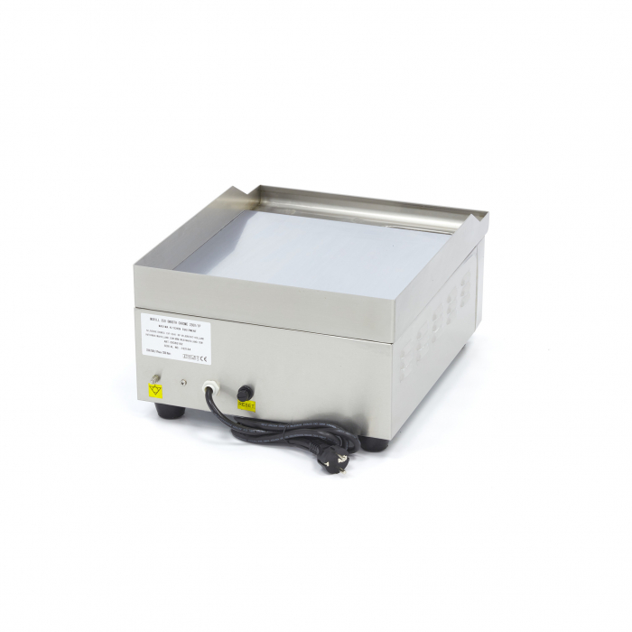 Gratar Fry-top electric cromat cu suprafata neteda, 356x385 mm, 2 kW, 230V [5]