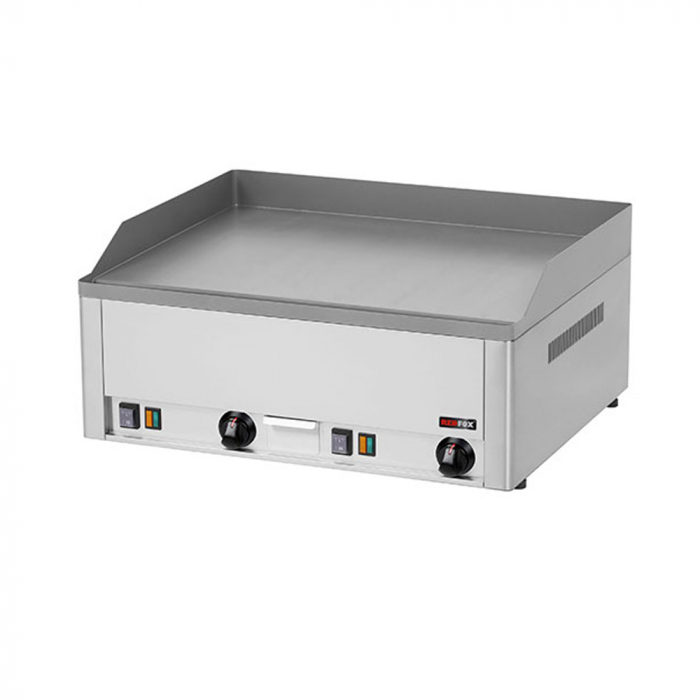 Gratar Fry-top electric neted 480x650 mm, 660x540x220 mm, 6 kW, FTH60E [4]