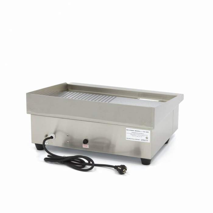 Gratar Fry-top electric mixt din inox, 550×365 mm, 3 kW, 230V [5]