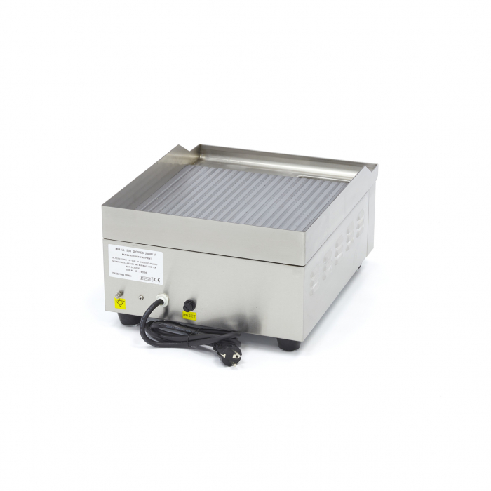 Gratar Fry-top electric striat din inox, 356×385 mm, 2 kW, 230V [5]