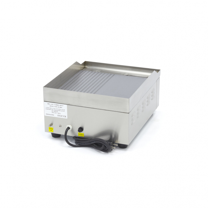 Gratar Fry-top electric mixt din inox, 356×385 mm, 2 kW, 230V [5]