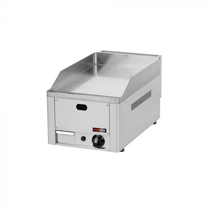 Gratar Fry-top gaz cromat neteda 480x320 mm, 330x600x290 mm, 4 kW, FTHC30G [4]