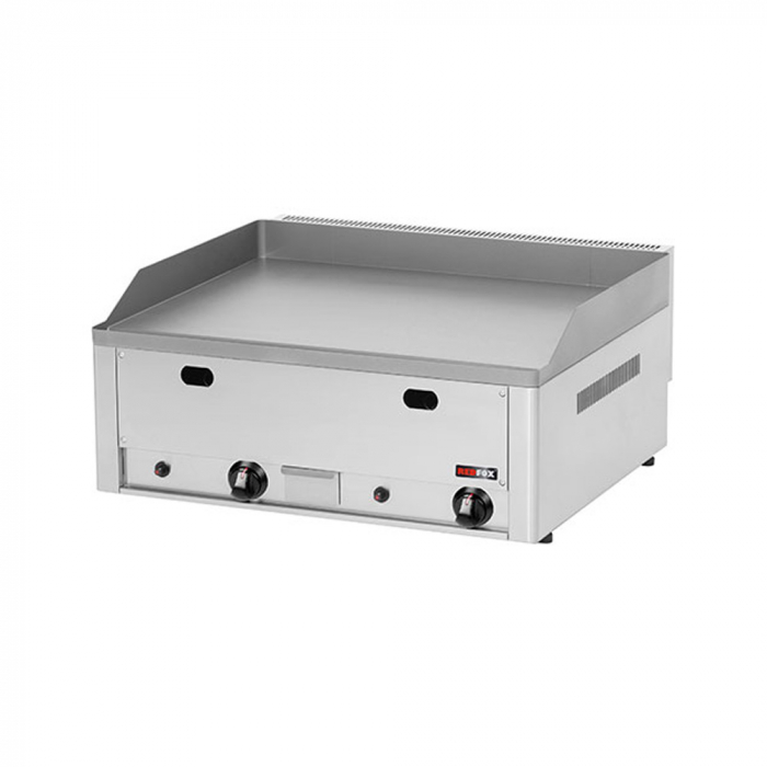 Gratar Fry-top gaz neted 480x650 mm, 660x600x220 mm, 8 kW, linia 600, FTH60G [4]