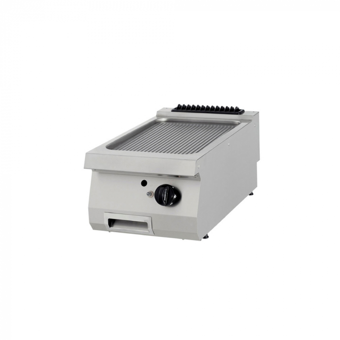 Gratar Fry-top pe gaz striat de banc, 400x900x280 mm, 9 kW, linia 900 [2]